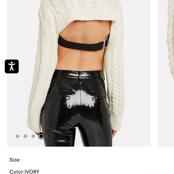 Tibi turtleneck with open back - Picture 7 of 9